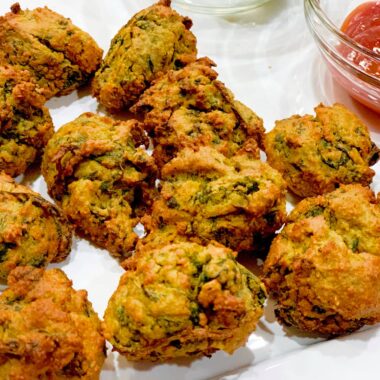 Oil Free Palak/Spinach Pakora