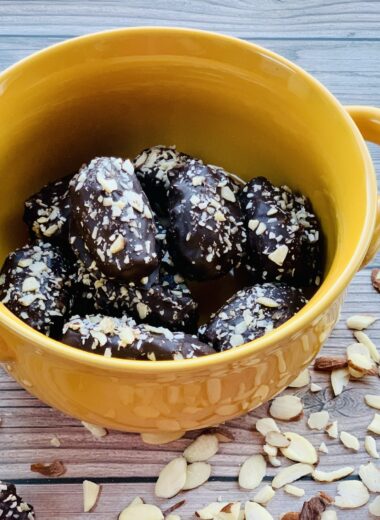 Dates & Almonds Covered in Dark Chocolate