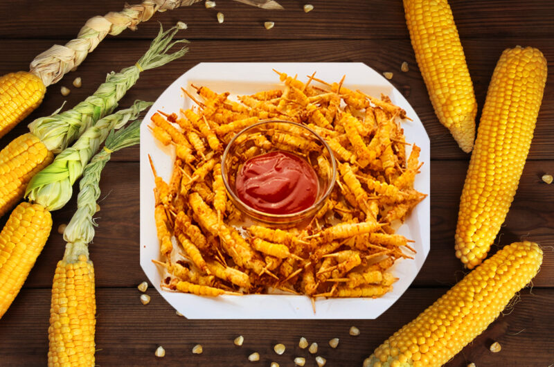 Crispy Masala Corn Fries