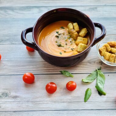 Roasted Carrot Tomato Soup