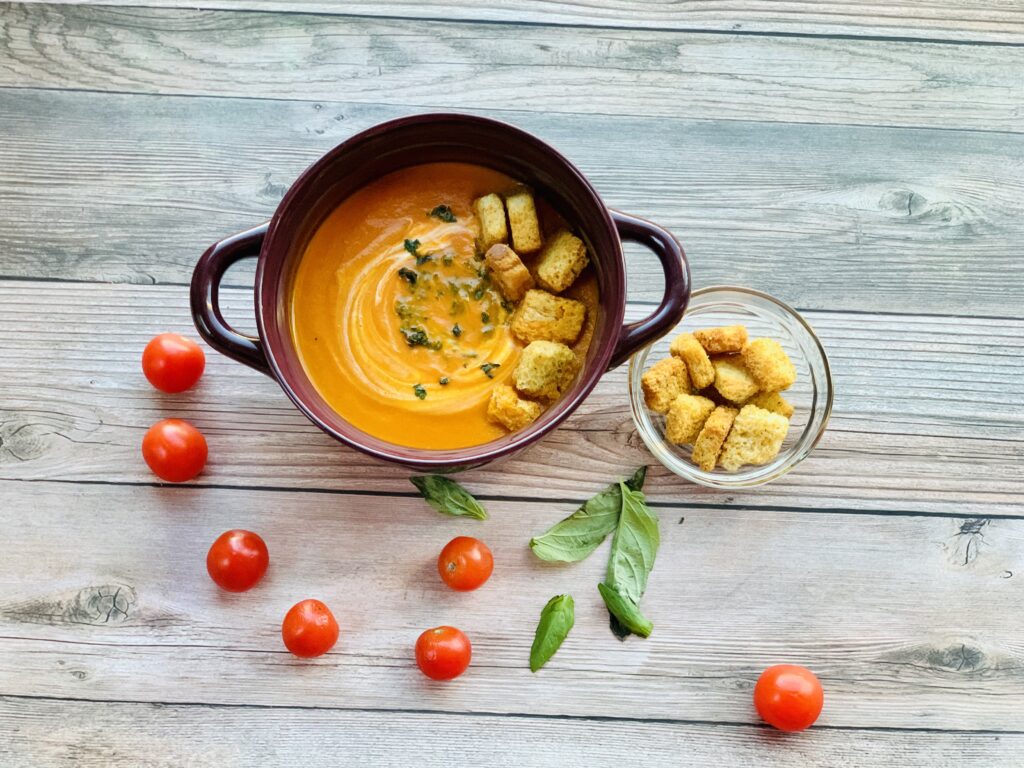 Roasted Carrot Tomato Soup