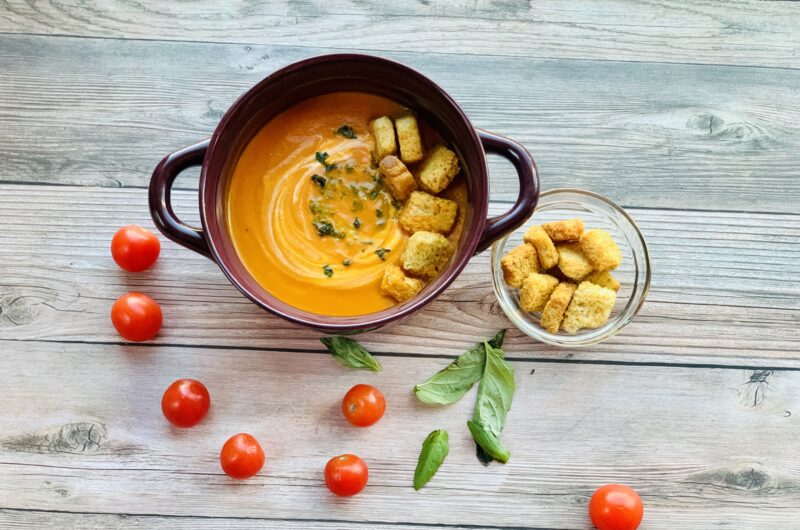 Roasted Carrot Tomato Soup