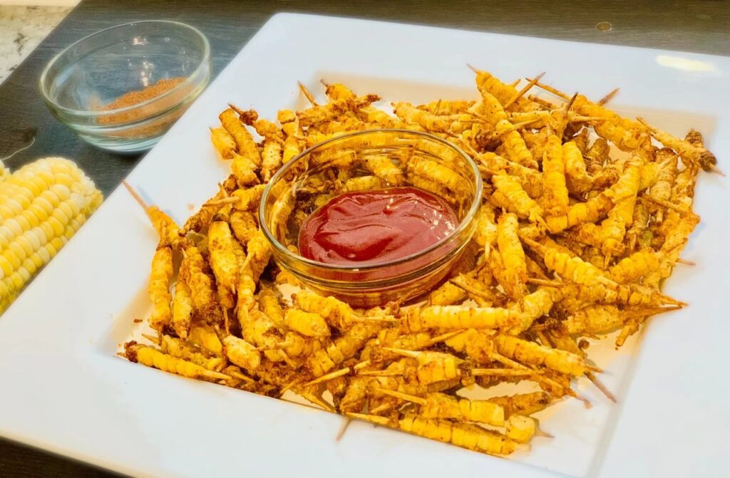 Crispy Masala Corn Fries