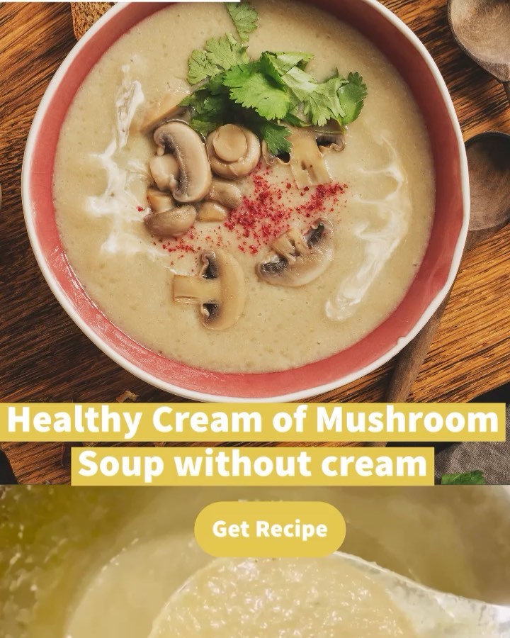 Cream Of Mushroom Soup without actual cream. Vegan/Vegetarian Healthy Soup.
https://youtu.be/C3pSc9ZqMUo