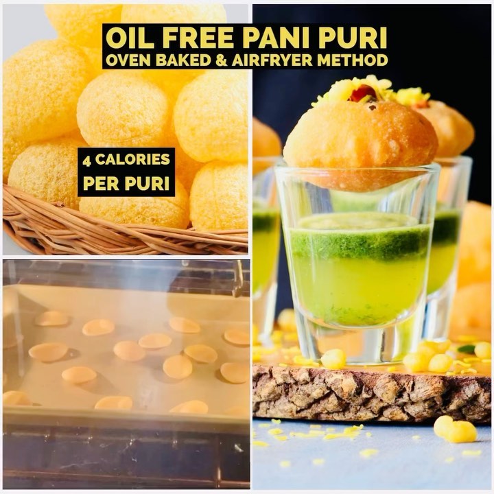Healthy Oil Free Pani Puri. https://healthyveggiedelight.com/recipes/f/healthy-oil-free-pani-puri-each-puries-4-calories.

#Panipuri,#fuchka,#PanikePatake ,#PaniPuriChallenge,#golgappa,#panipurishots,#panipurirecipe,#golgappachallenge,#golgappalover,#golgappas,#panipuritime,#puchka